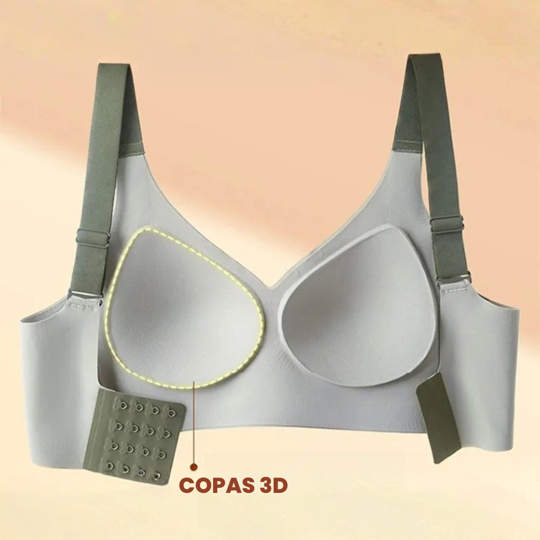 Vellisse - Sujetador push-up sin costuras