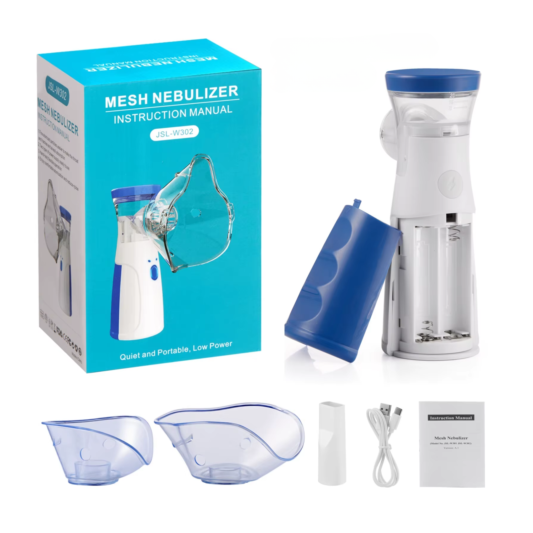 Mesh - Nebulizador para Bebés, Niños y Adultos